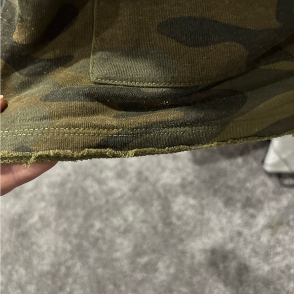 Vintage America Green Camouflage Hoodie - Picture 4 of 5